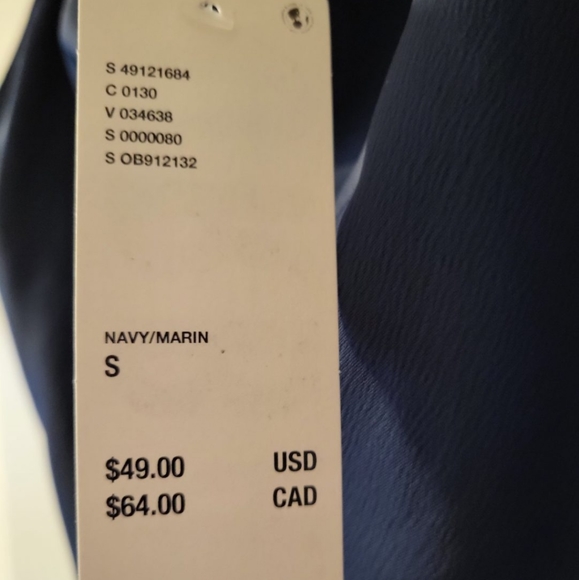 BNWT Navy Urban Outfitters Slip Dress - Picture 4 of 4